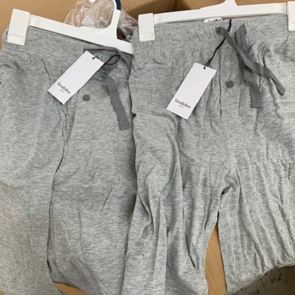NWT 2 for $10 Men's Heather Grey Sleep  Shorts Size L